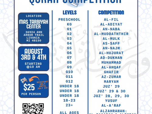 Annual MAS Detroit Quran Competition